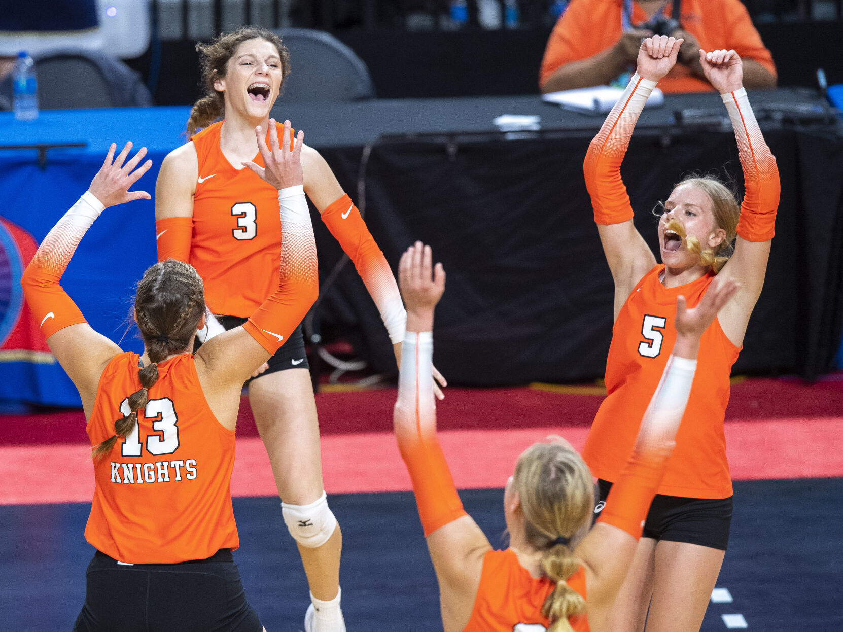 Class C-2 state volleyball: Lincoln Lutheran vs Oakland-Craig